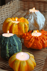 gourds as candles
