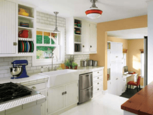 kitchen cabinets painted example